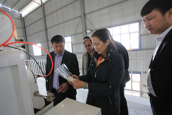 农业部发展计划司副司长刘北桦一行赴我公司在塔吉克境外农业园区考察指导